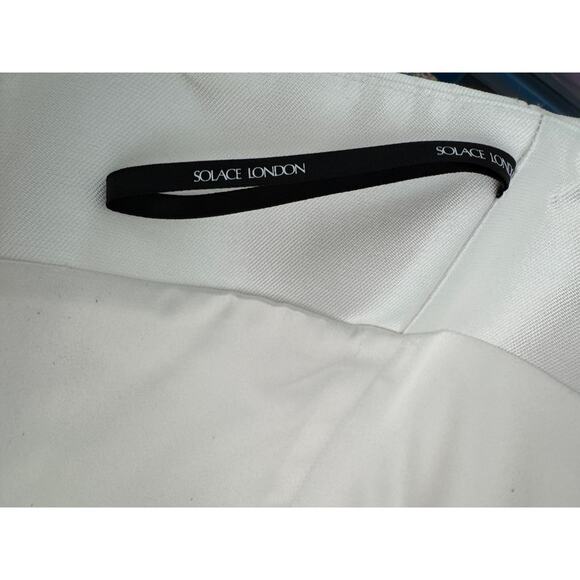 Solace London Maddison Maxi Dress Maxi Wedding Bride Peplum cream white Size 6 - Picture 12 of 16